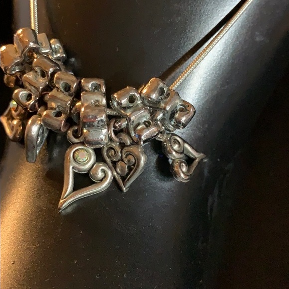 Silver & Swarovski Crystals Make a Unique Necklace - Picture 4 of 4